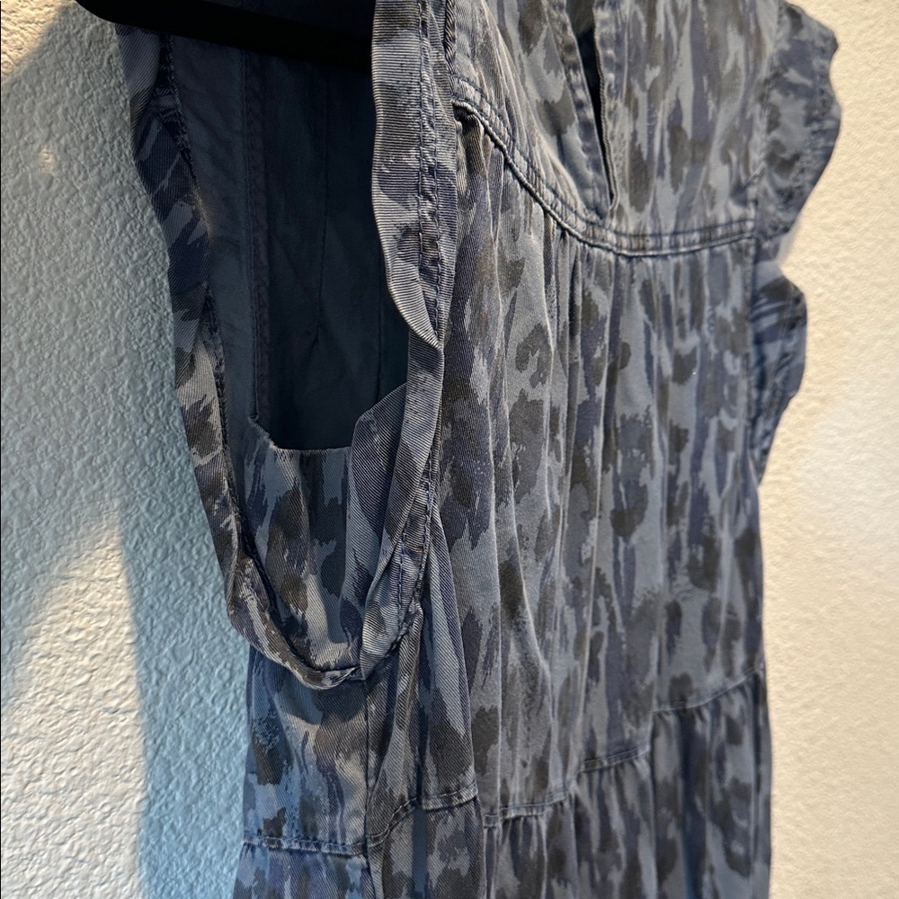 Anthropologie Patterned High Neck Dress - Picture 6 of 7